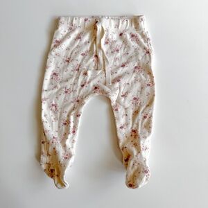 Jamie Kay Floral Footed Leggings for Baby or Infants 3-6 months, white